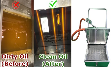 Cooking Oil Filtration (Before/After)